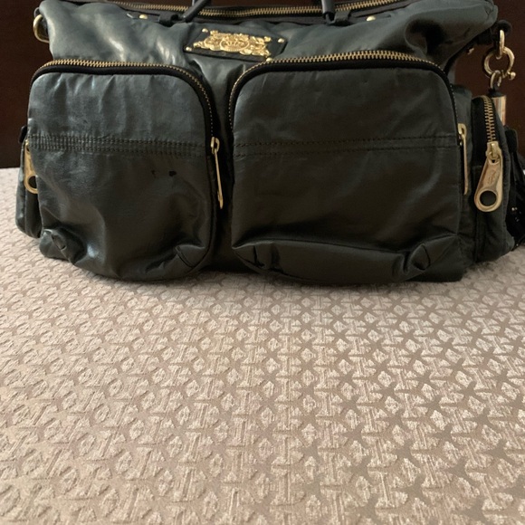 ✨Metallic✨ Blue Juicy Couture Duffle Tote - Picture 2 of 12